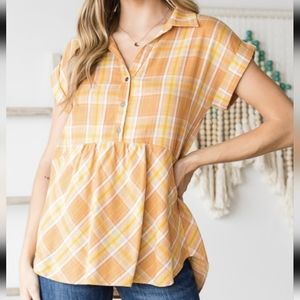 *HP* NEW Heyson Babydoll Top